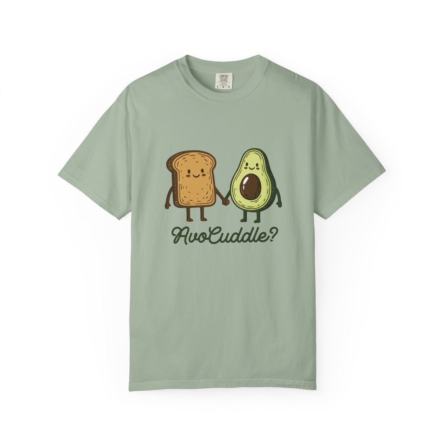 "AvoCuddle?" T-Shirt - Cute Avocado & Toast Couple Tee