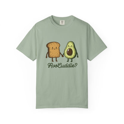 "AvoCuddle?" T-Shirt - Cute Avocado & Toast Couple Tee