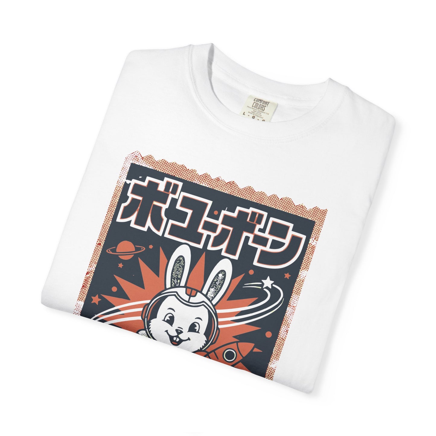 Space Rabbit T-Shirt — Retro Japanese Candy Graphic Tee