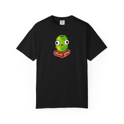 "Olive You" Cute Graphic T-Shirt - Love Tee