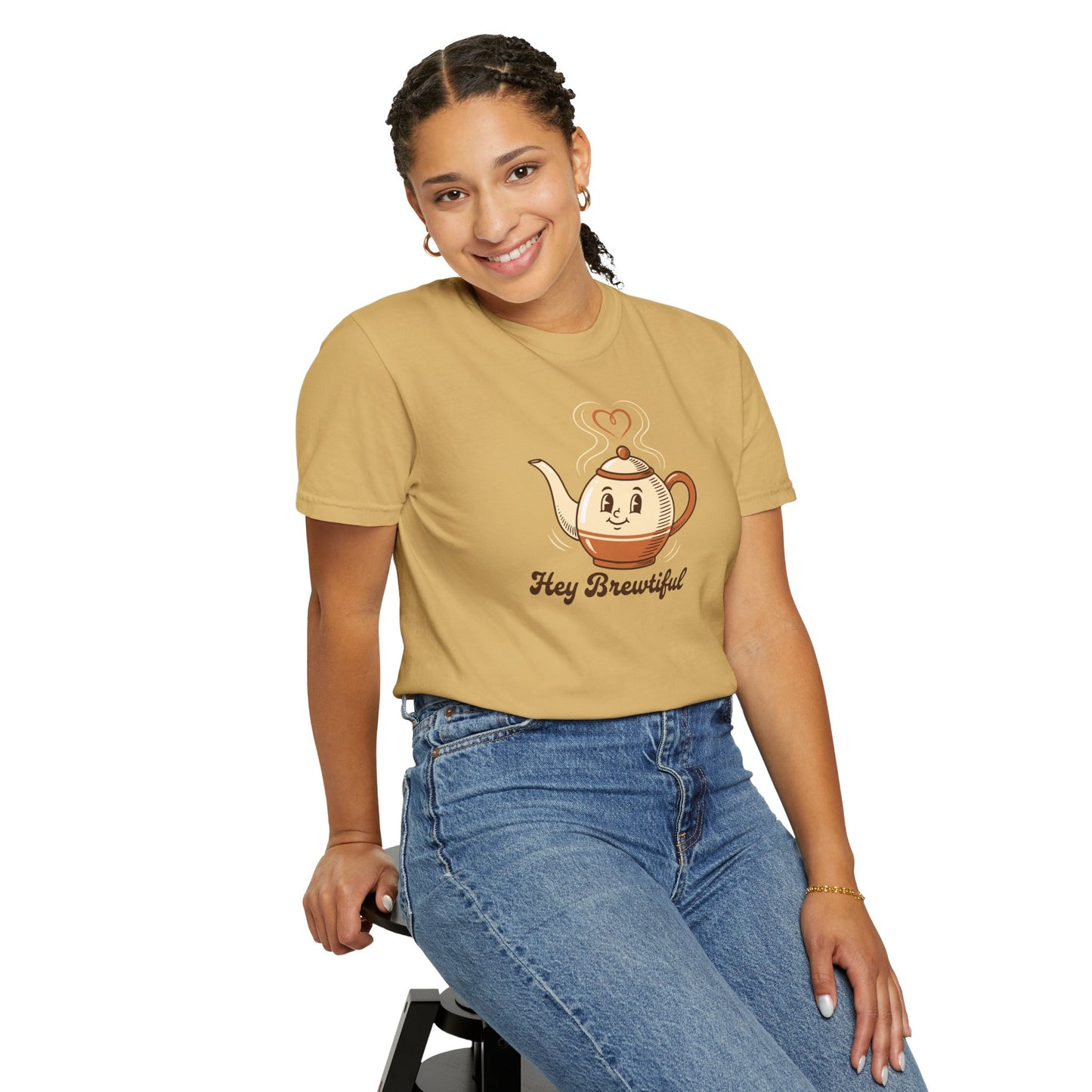 Hey Brewtiful - Coffee & Tea Lovers Cozy T-shirt