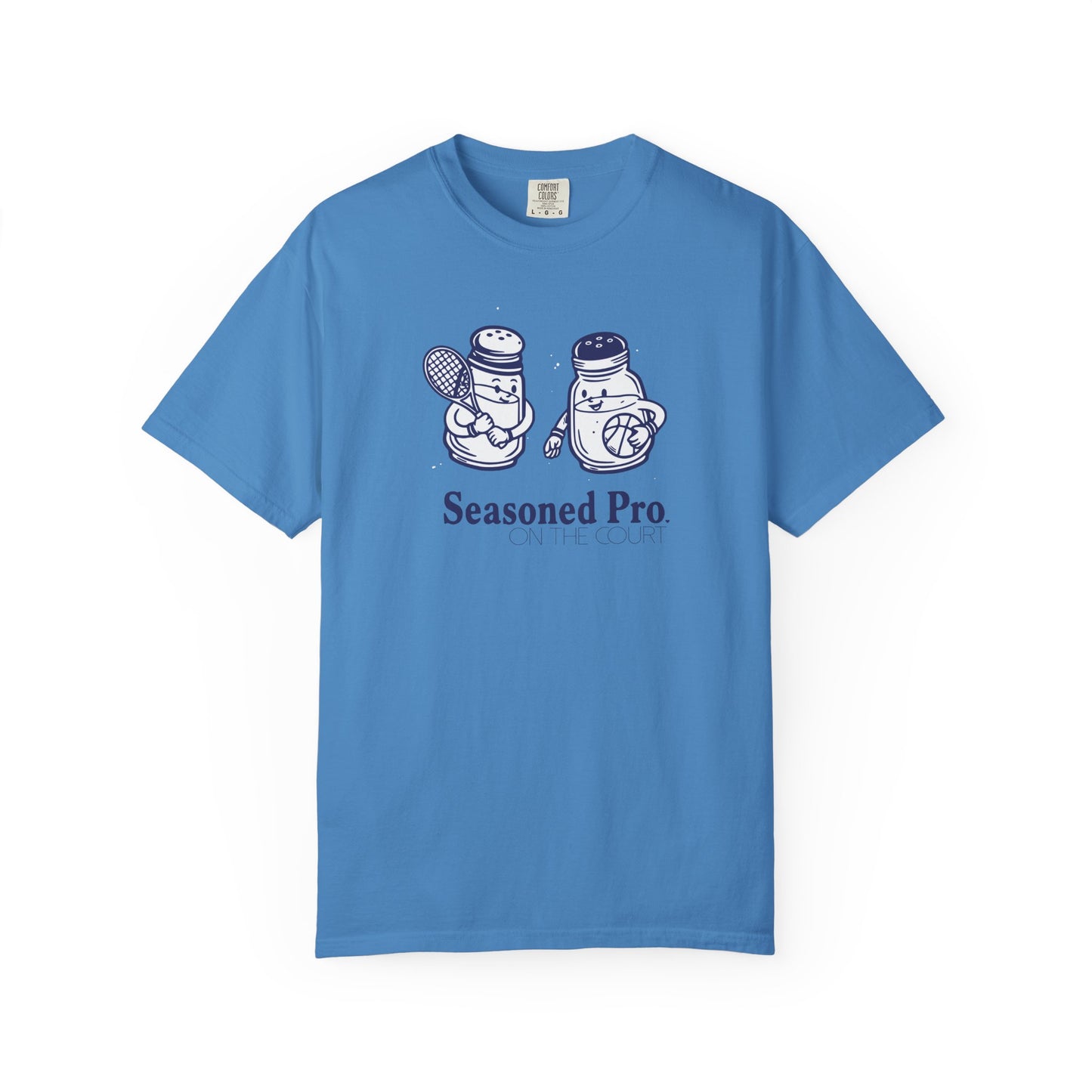 "Seasoned Pro on the Court" T-Shirt — Cute Salt & Pepper Shakers Athletic Graphic Tee