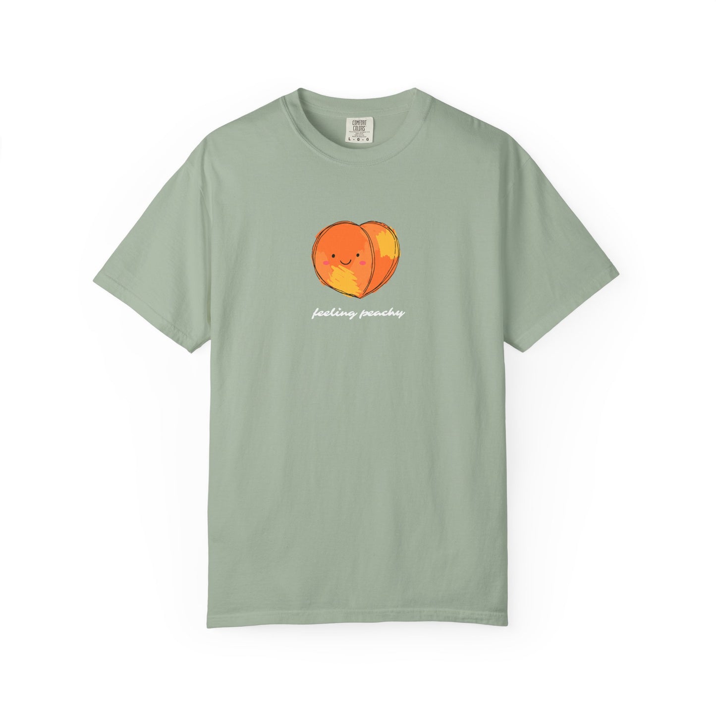 "Feeling Peachy" T-Shirt — Cute Kawaii Peach Graphic Tee