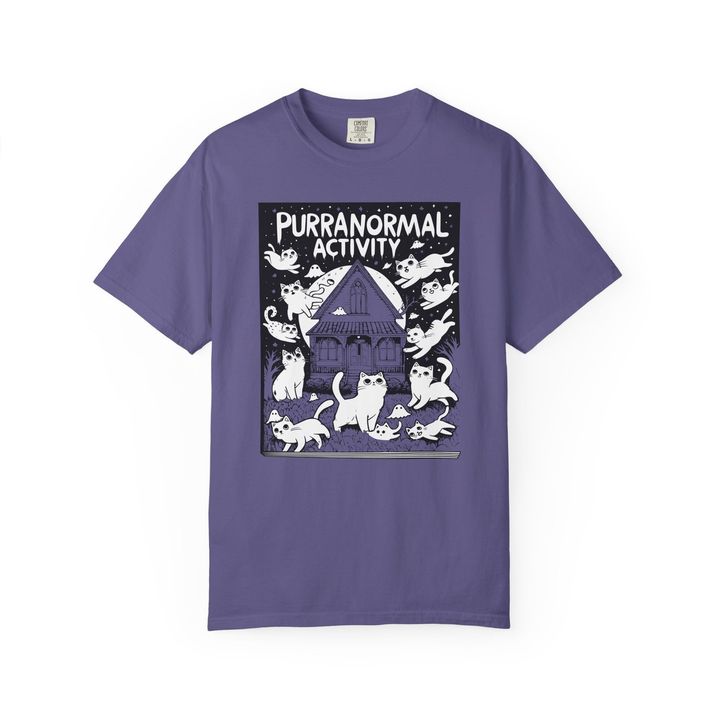 "Purranormal Activity" Cat T-Shirt — Spooky Paranormal Cat Lovers Graphic Tee