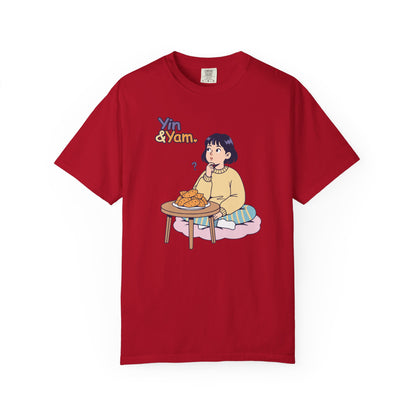 “Yin & Yam” T‑Shirt — Cute Unisex Fun Existential Snack Illustration Tee
