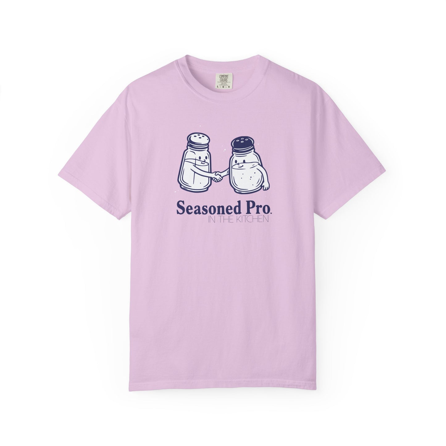 "Seasoned Pro in the Kitchen" T-Shirt — Funny Salt & Pepper Shakers Chef Graphic Tee