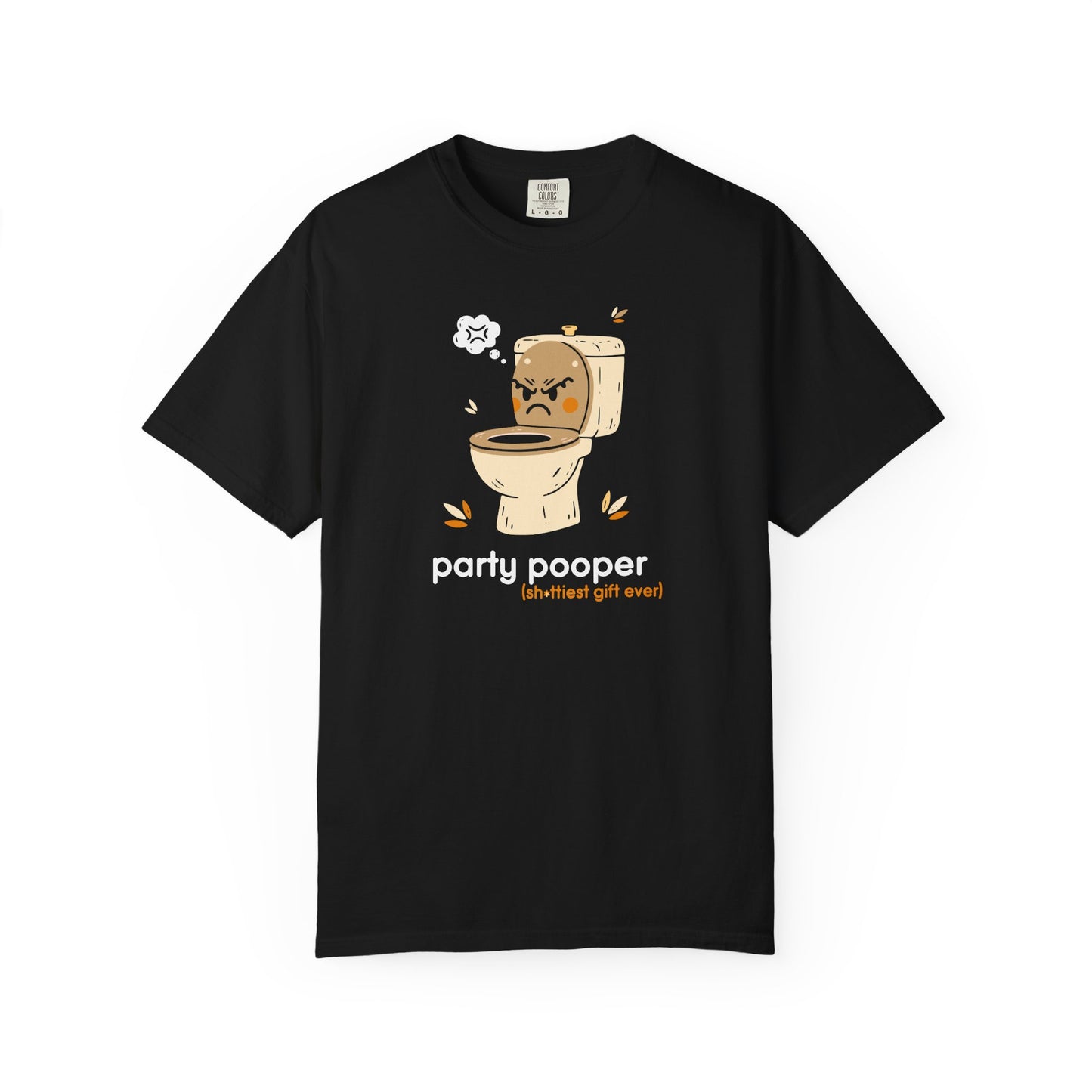 "Party Pooper" Couples Tee — Funny Gift Toilet Graphic T-Shirt