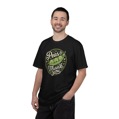 Peas & Thank You T-Shirt — Cute Polite Punny Graphic Tee