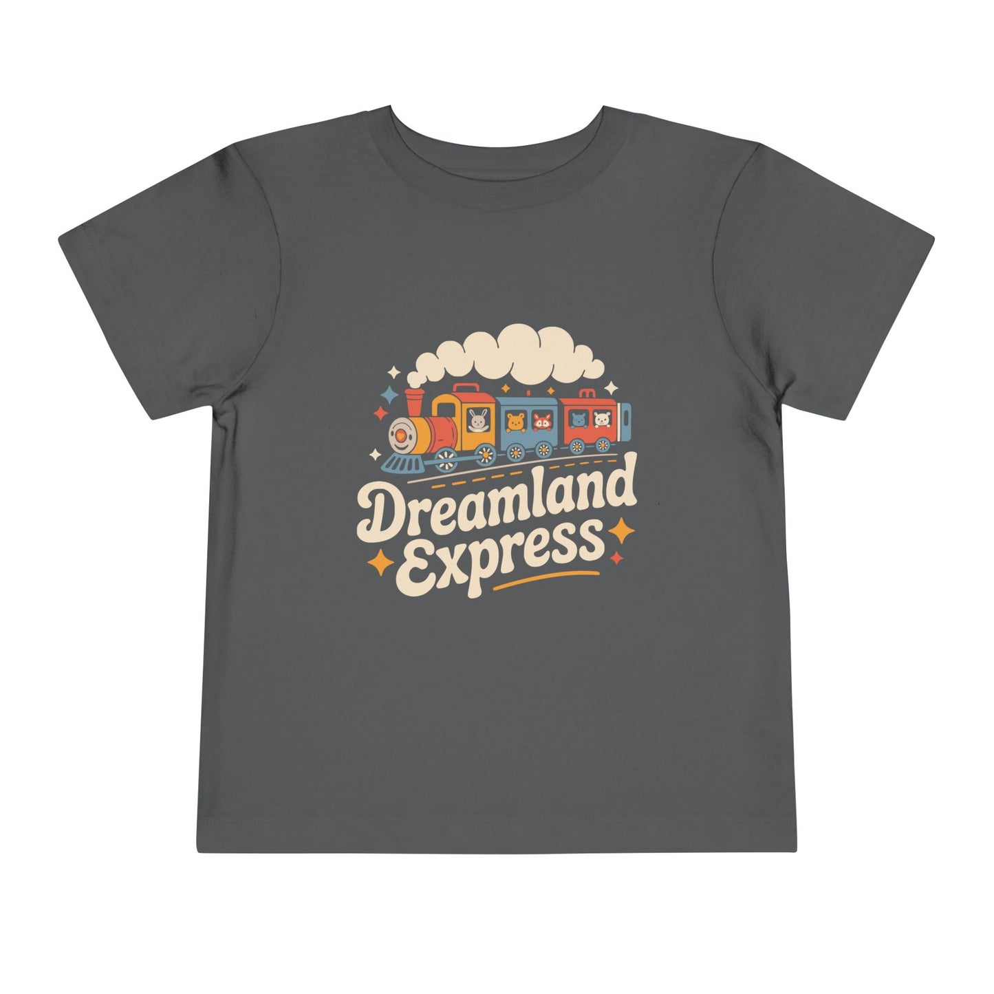 "Dreamland Express" Toddler Tee — Cute Train Kids Graphic T-Shirt