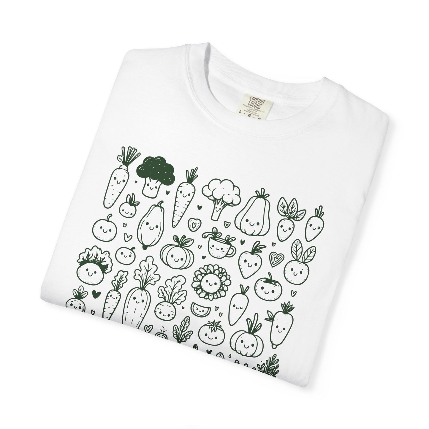 "Locally Grown: Plant Based & Good Taste" T-Shirt — Organic Vegan Farmer Garden Tee
