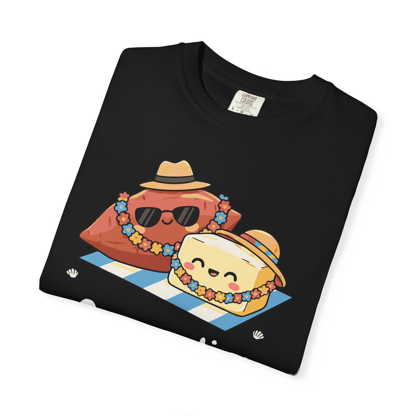 "On vacation with my butter half" Couples Tee —  Cute Vacation Yam Butter Summer T-Shirt