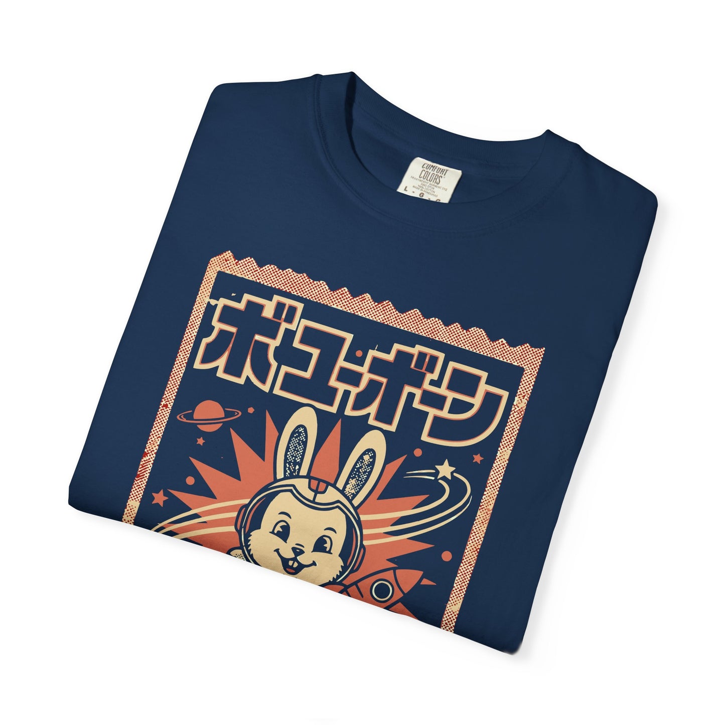 Space Rabbit T-Shirt — Retro Japanese Candy Graphic Tee