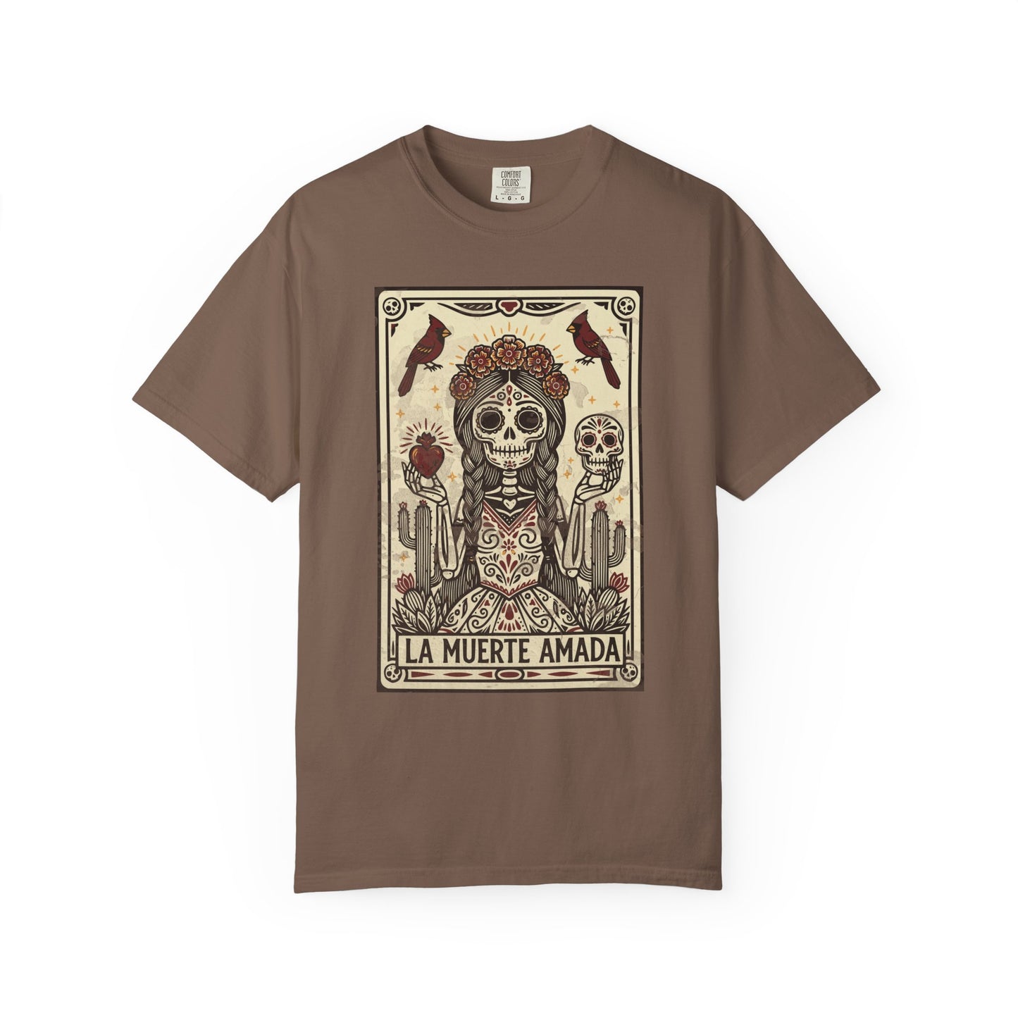 "La Muerte Amada" T-Shirt — Day of the Dead Skull Art Tee