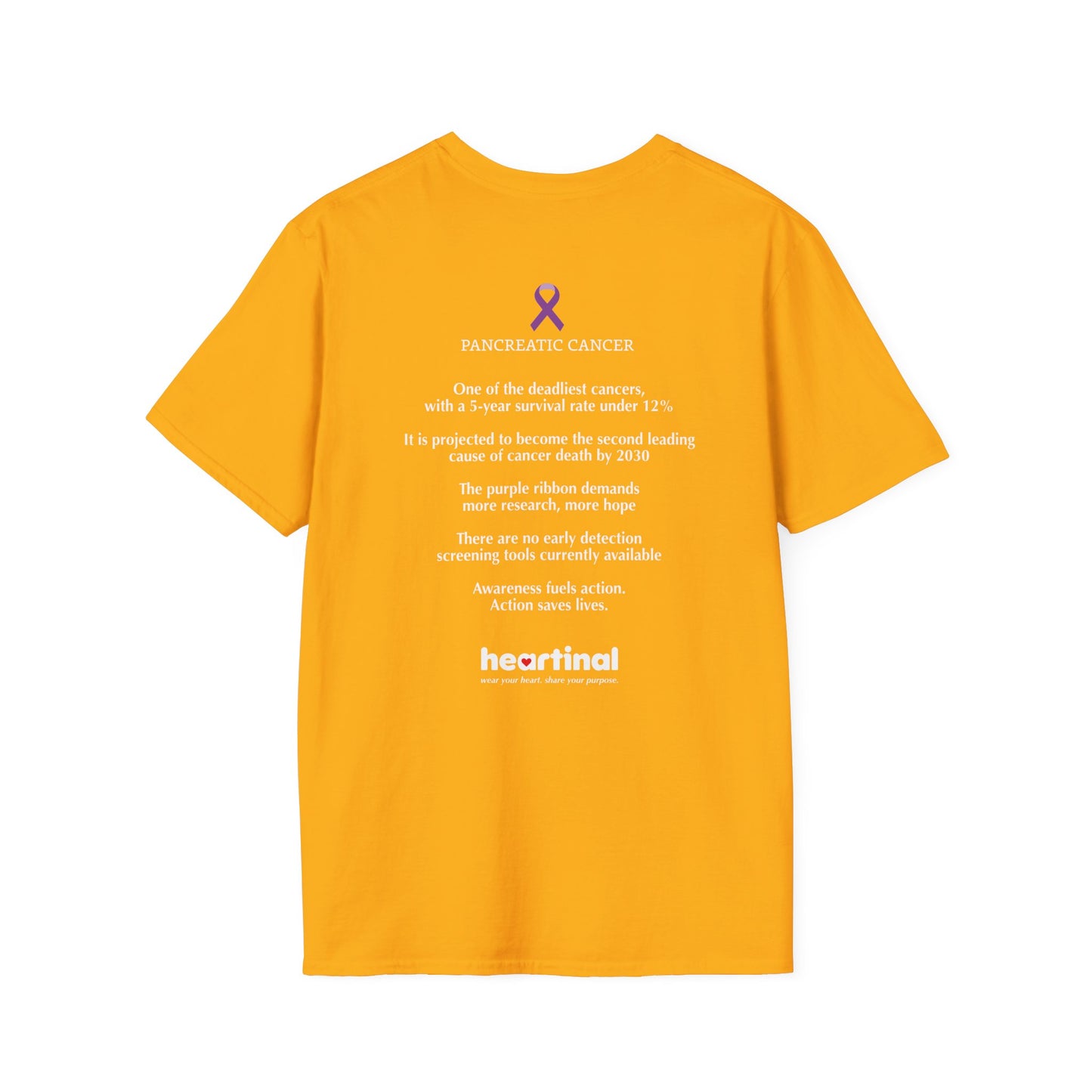Purple Strong T-Shirt — Pancreatic Cancer Awareness Support Tee