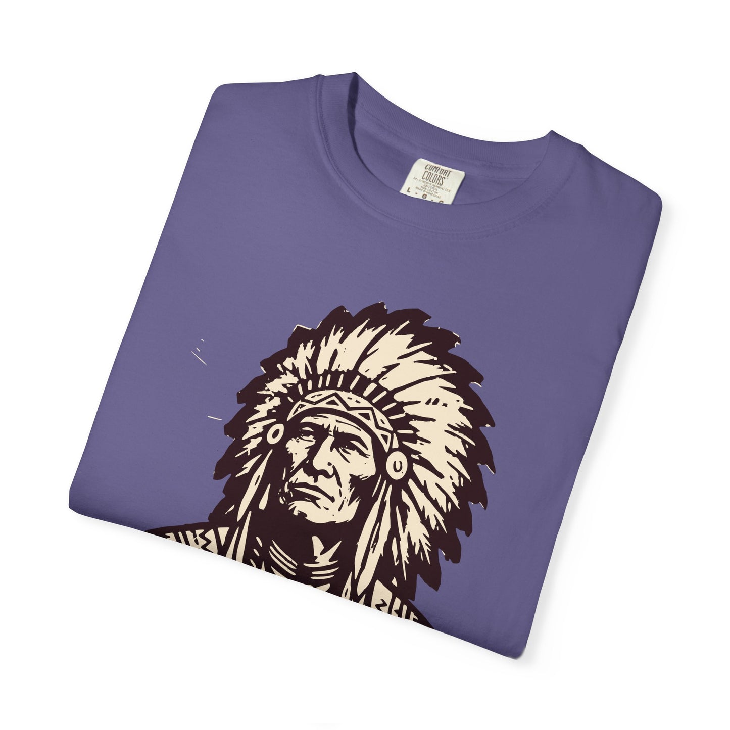 Revolution Graphic T-Shirt - Native Chief First Nation Illustrated Tee