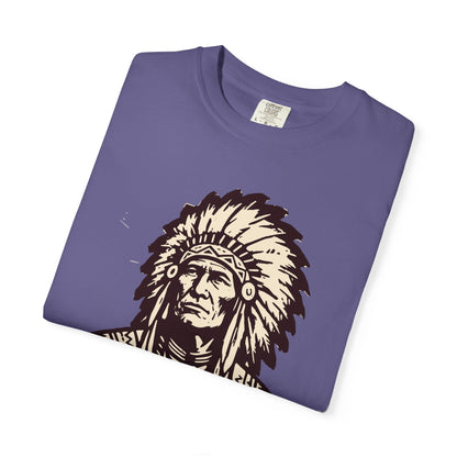 Revolution Graphic T-Shirt - Native Chief First Nation Illustrated Tee