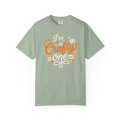 "I'm a Crafty One" T-Shirt —  Graphic Tee for Arts & Crafts Enthusiasts