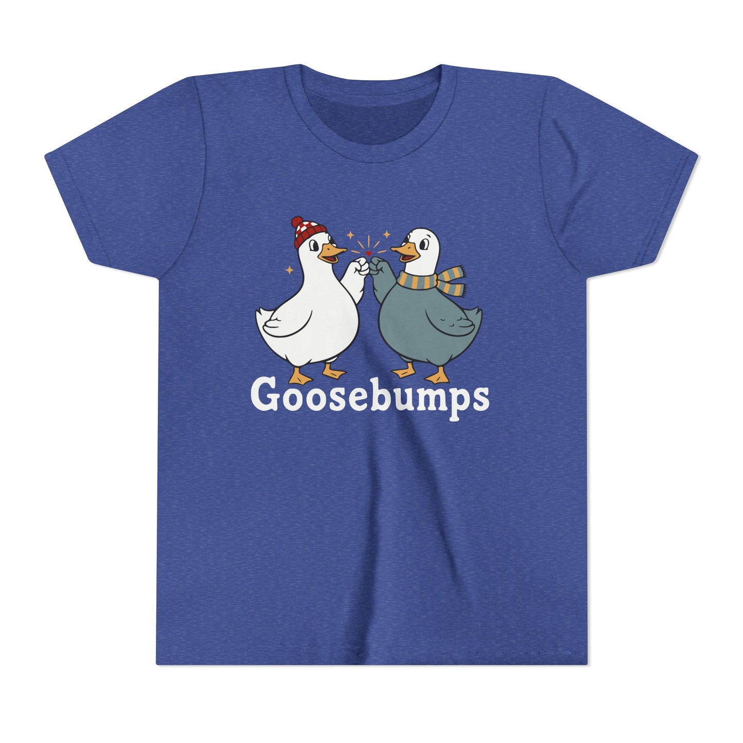 "Goosebumps" Youth Tee - Cute Winter Geese Kids Shirt