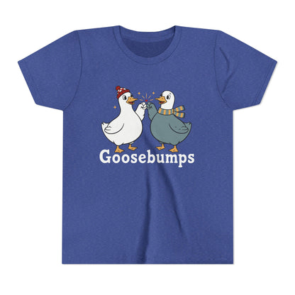 "Goosebumps" Youth Tee - Cute Winter Geese Kids Shirt
