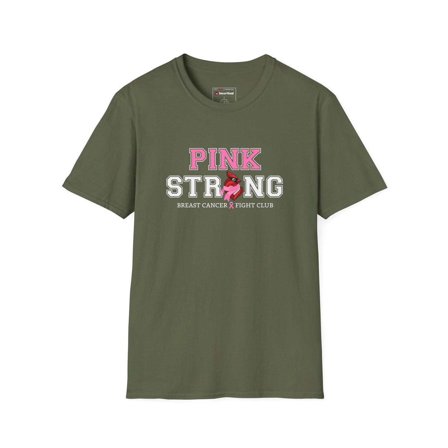 Pink Strong T-Shirt — Breast Cancer Fight Club Awareness Tee