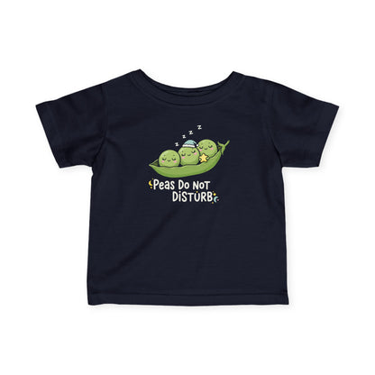"Peas Do Not Disturb" Infant Tee — Cute Sleeping Peas Baby Shirt