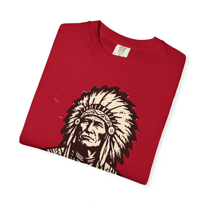 Revolution Graphic T-Shirt - Native Chief First Nation Illustrated Tee