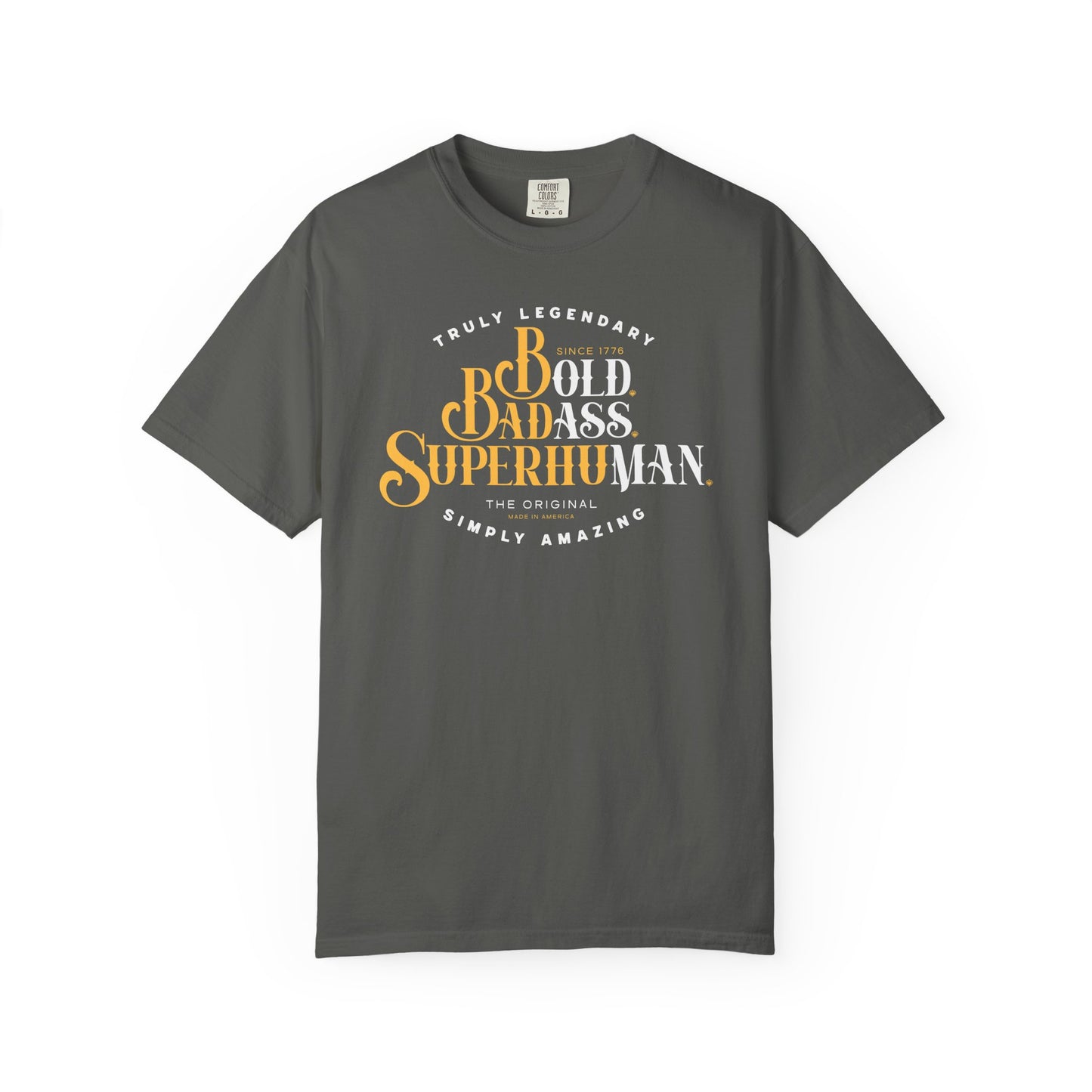 Old Ass Man. Bold Badass Superhuman Graphic Tee — Motivational Vintage Style T-Shirt