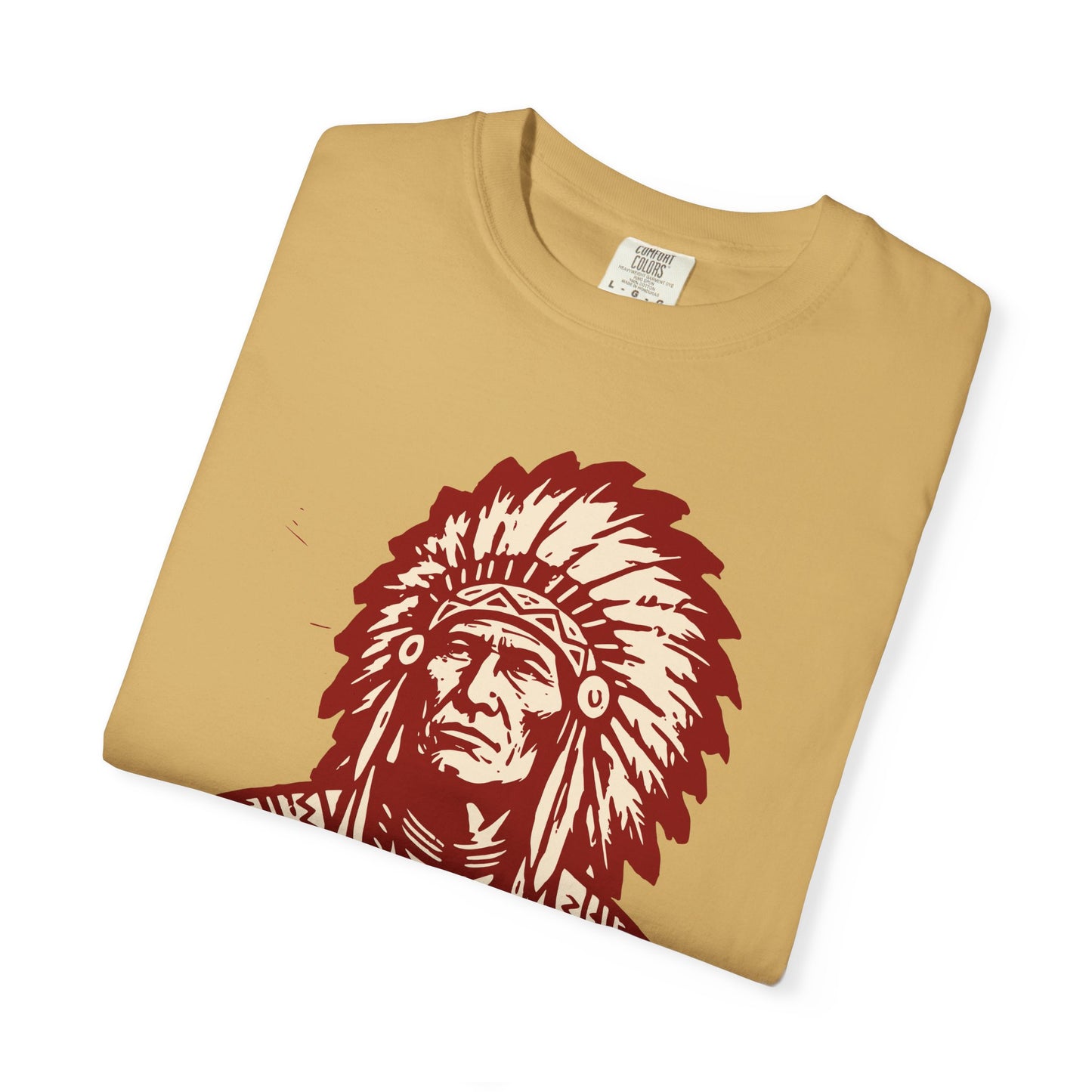 Revolution Graphic T-Shirt - Native Chief First Nation Illustrated Tee