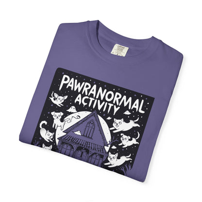 "Pawranormal Activity" Dog T-Shirt - Haunted House Fun Graphic Tee