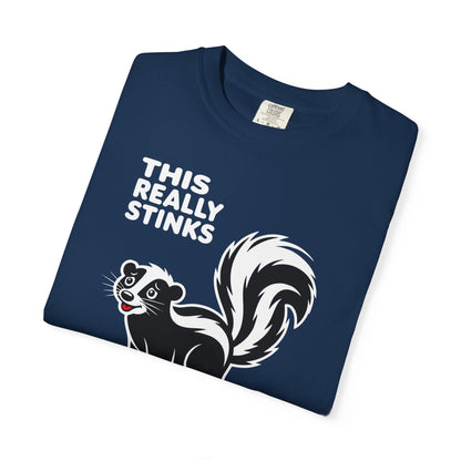 "This Really Stinks" Funny Vintage Animal Tee — Skunk Graphic T-Shirt