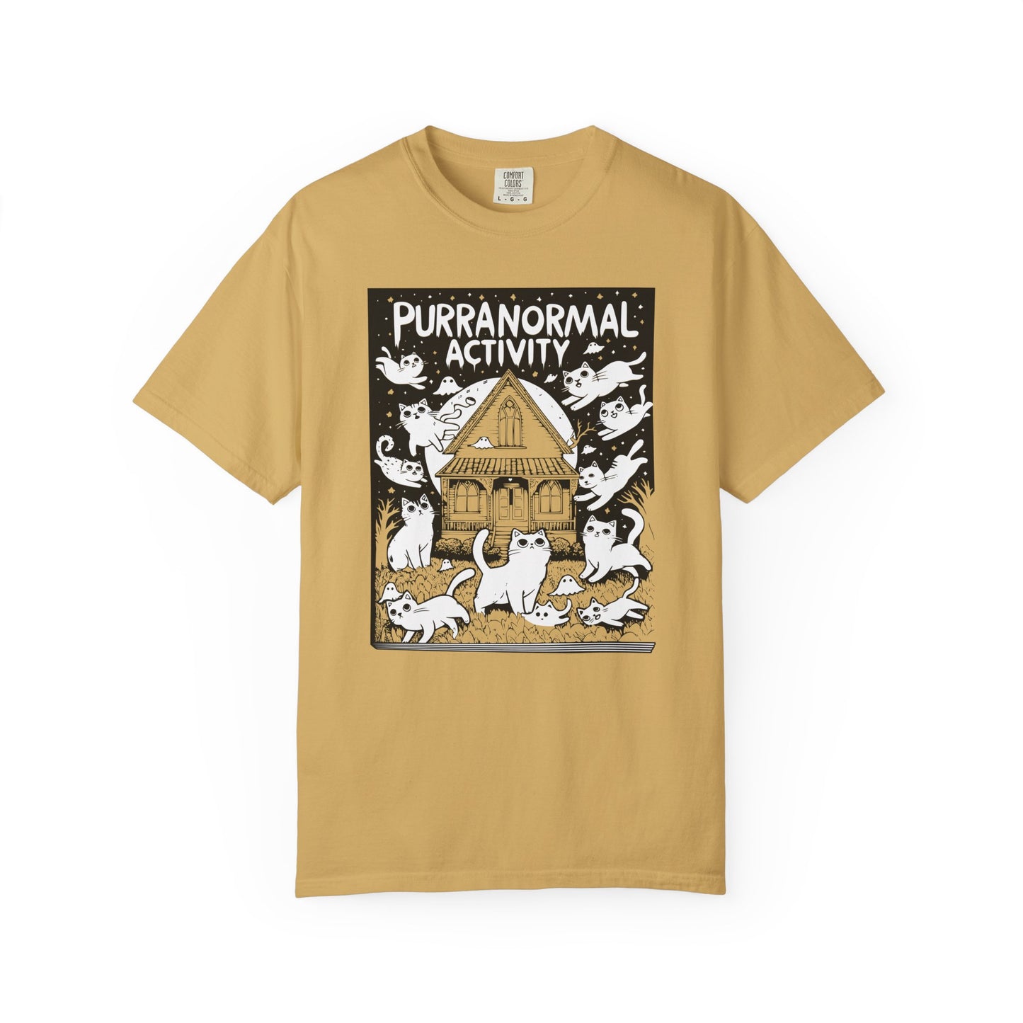 "Purranormal Activity" Cat T-Shirt — Spooky Paranormal Cat Lovers Graphic Tee