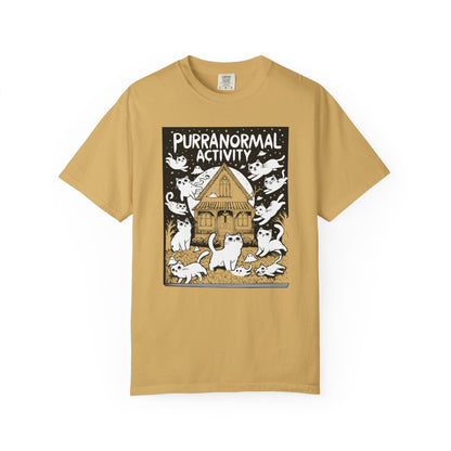 "Purranormal Activity" Cat T-Shirt — Spooky Paranormal Cat Lovers Graphic Tee