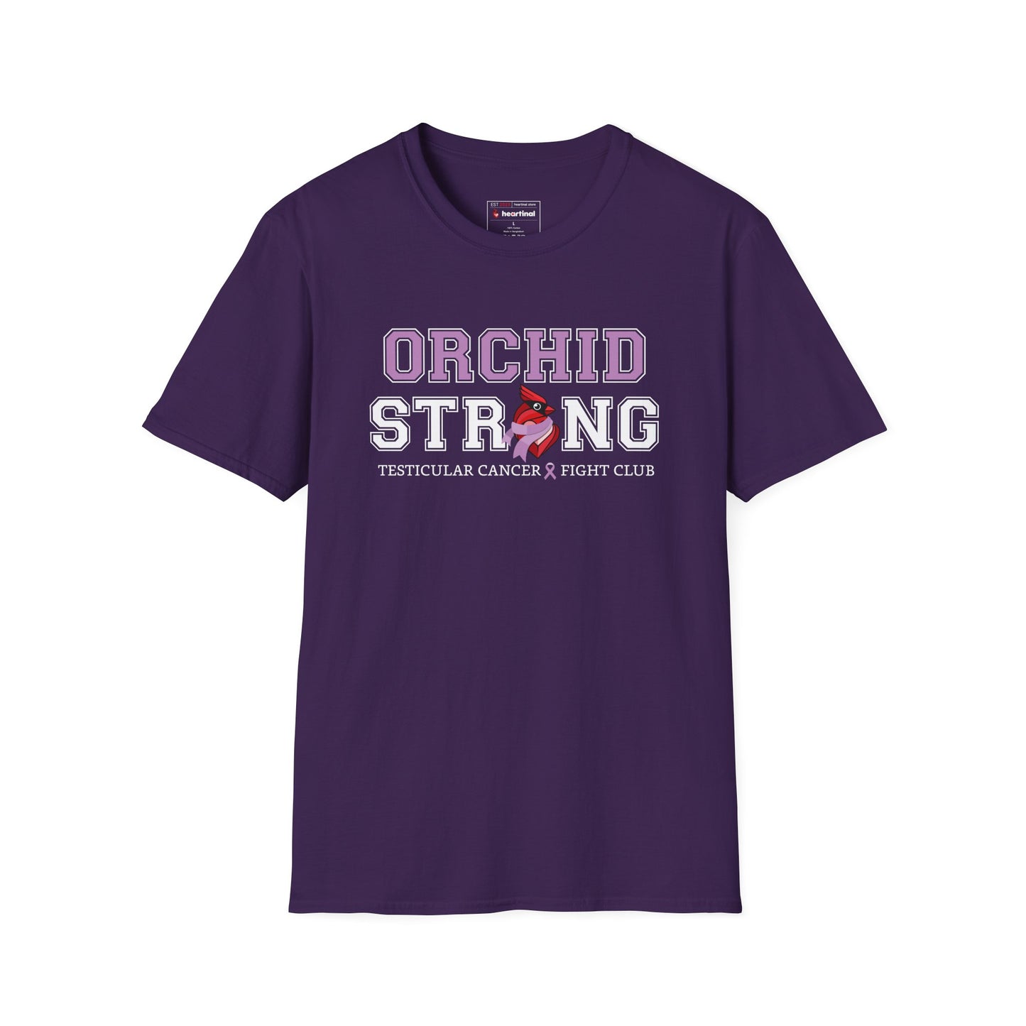Orchid Strong T-Shirt — Testicular Cancer Fight Club Awareness Tee