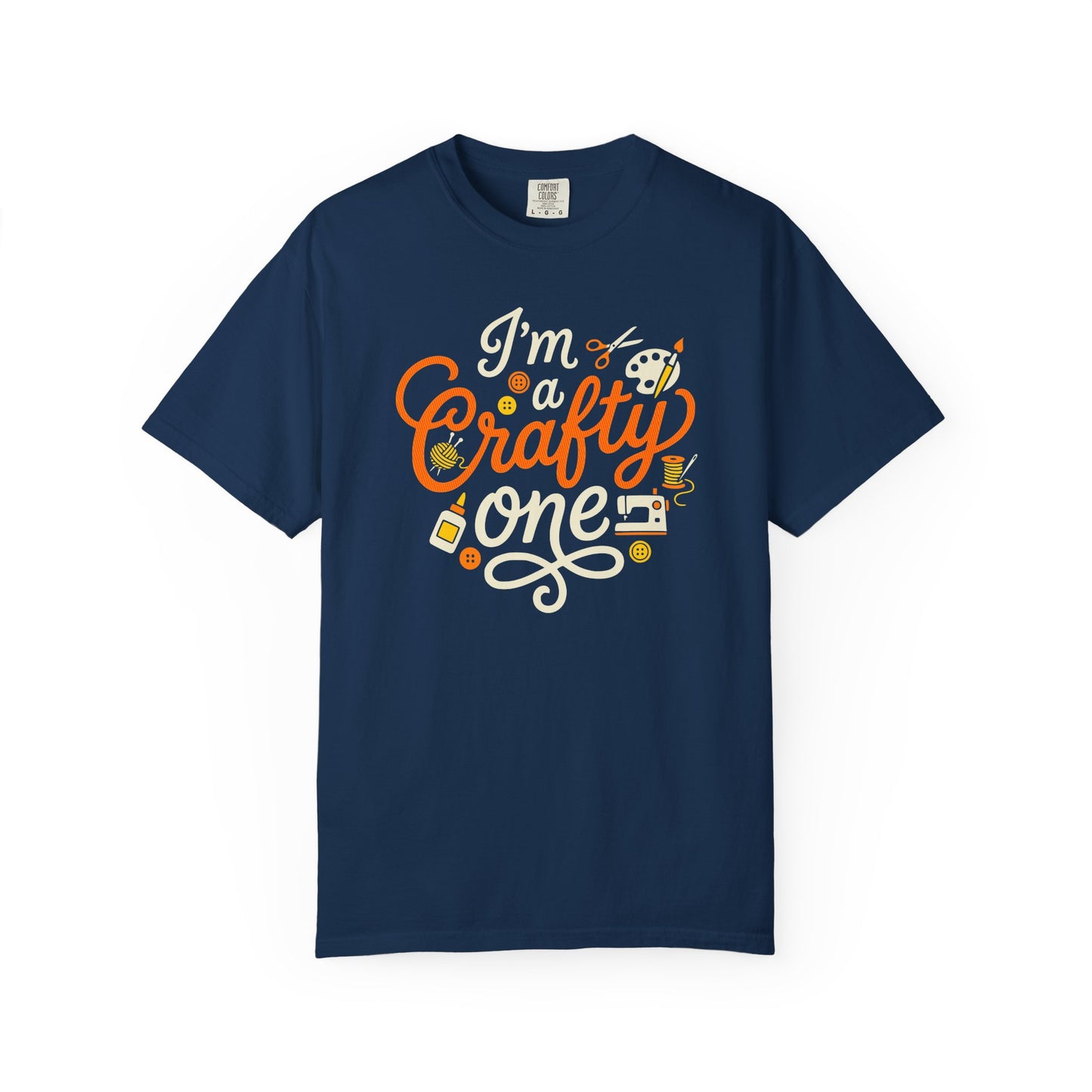 "I'm a Crafty One" T-Shirt —  Graphic Tee for Arts & Crafts Enthusiasts