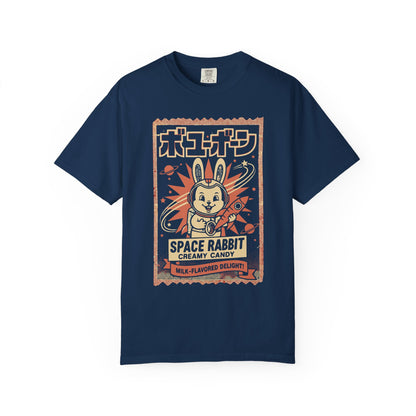 Space Rabbit T-Shirt — Retro Japanese Candy Graphic Tee