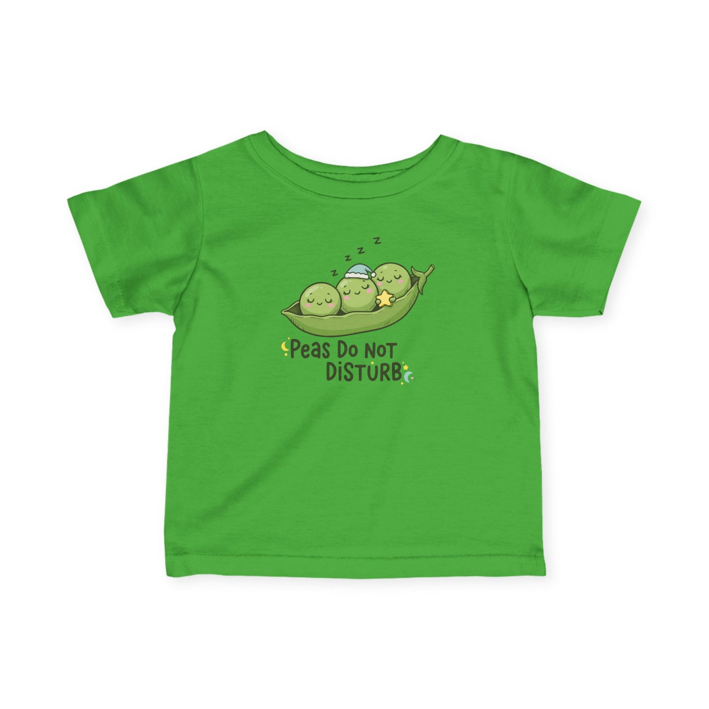 "Peas Do Not Disturb" Infant Tee — Cute Sleeping Peas Baby Shirt