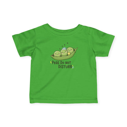 "Peas Do Not Disturb" Infant Tee — Cute Sleeping Peas Baby Shirt