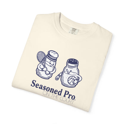 "Seasoned Pro on the Court" T-Shirt — Cute Salt & Pepper Shakers Athletic Graphic Tee