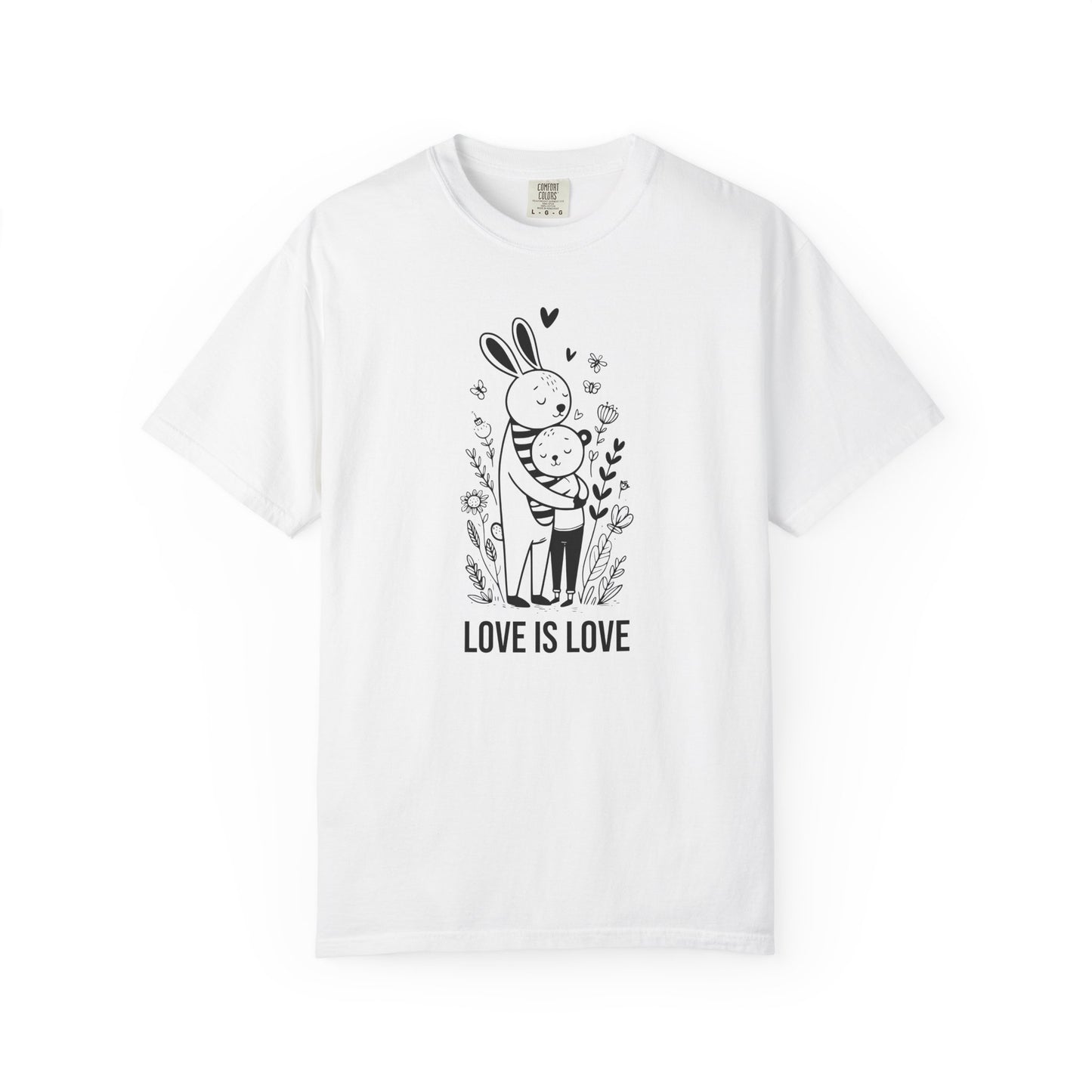 Love Is Love T-Shirt — Cute Unlimited Universal Love Illustration Tee