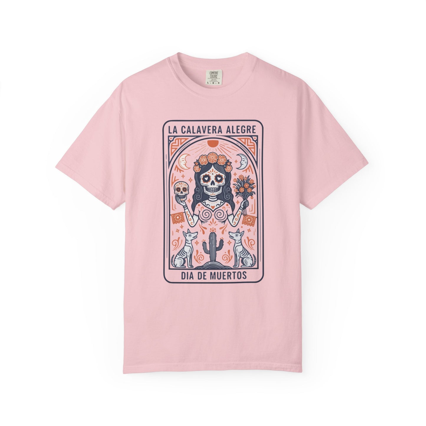 "La Calavera Alegre" T-Shirt — Día de Muertos Day of the Dead Graphic Tee