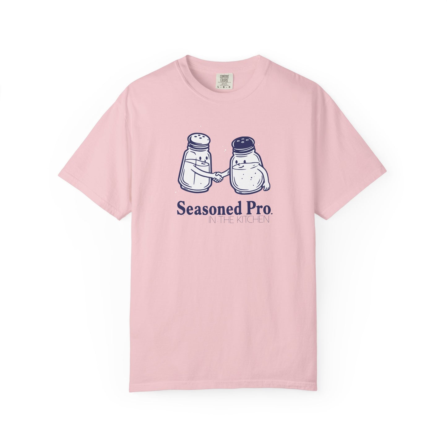 "Seasoned Pro in the Kitchen" T-Shirt — Funny Salt & Pepper Shakers Chef Graphic Tee