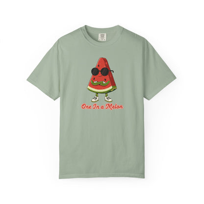 One in a Melon T-Shirt — Cute Sunglasses Watermelon Graphic Tee