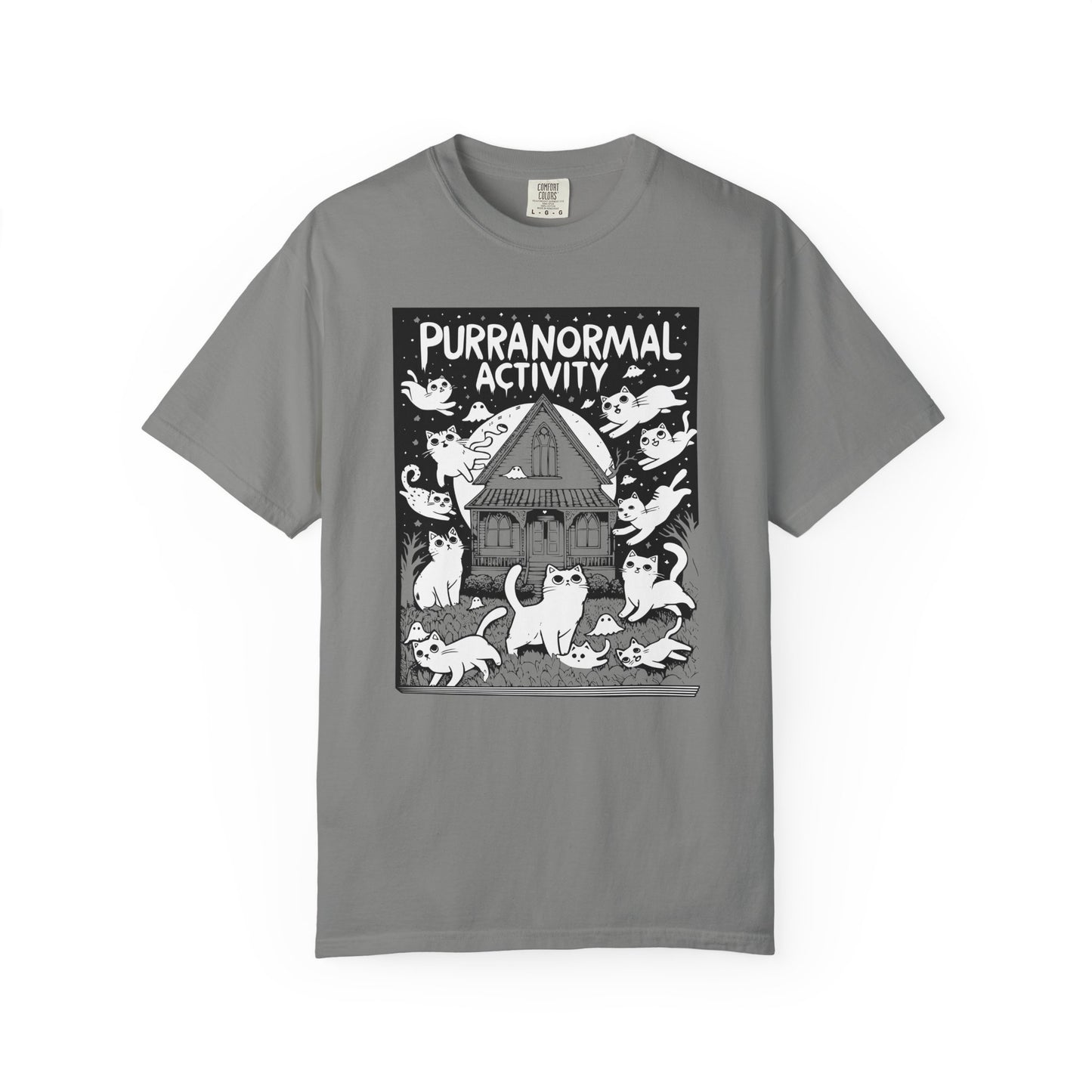 "Purranormal Activity" Cat T-Shirt — Spooky Paranormal Cat Lovers Graphic Tee