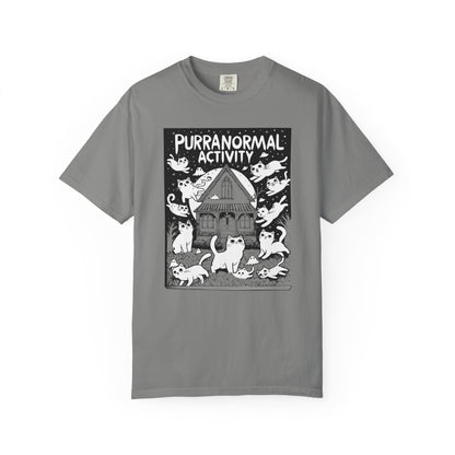 "Purranormal Activity" Cat T-Shirt — Spooky Paranormal Cat Lovers Graphic Tee