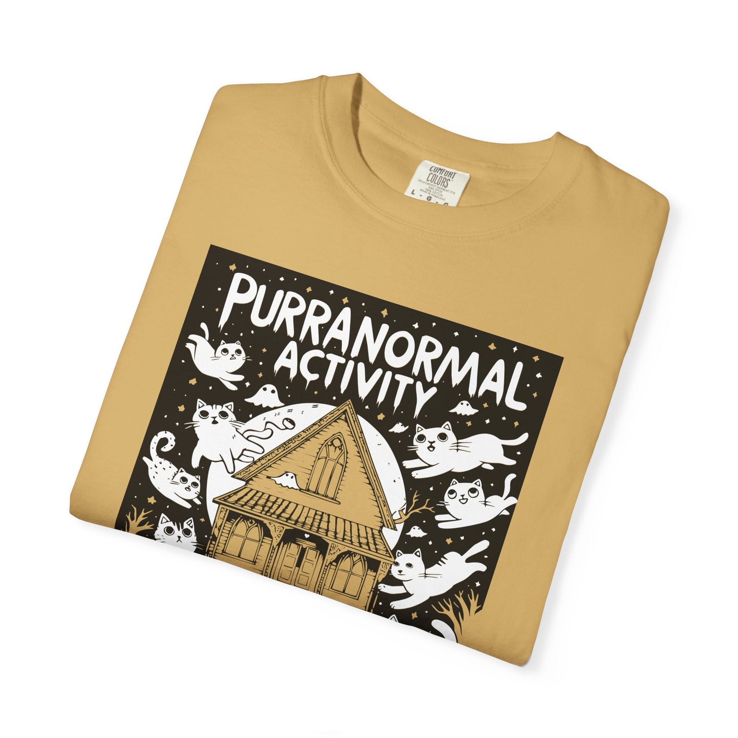 "Purranormal Activity" Cat T-Shirt — Spooky Paranormal Cat Lovers Graphic Tee