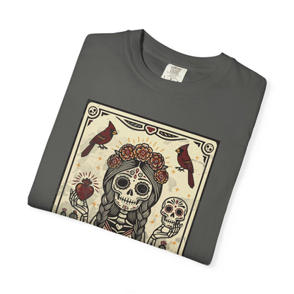 "La Muerte Amada" T-Shirt — Day of the Dead Skull Art Tee