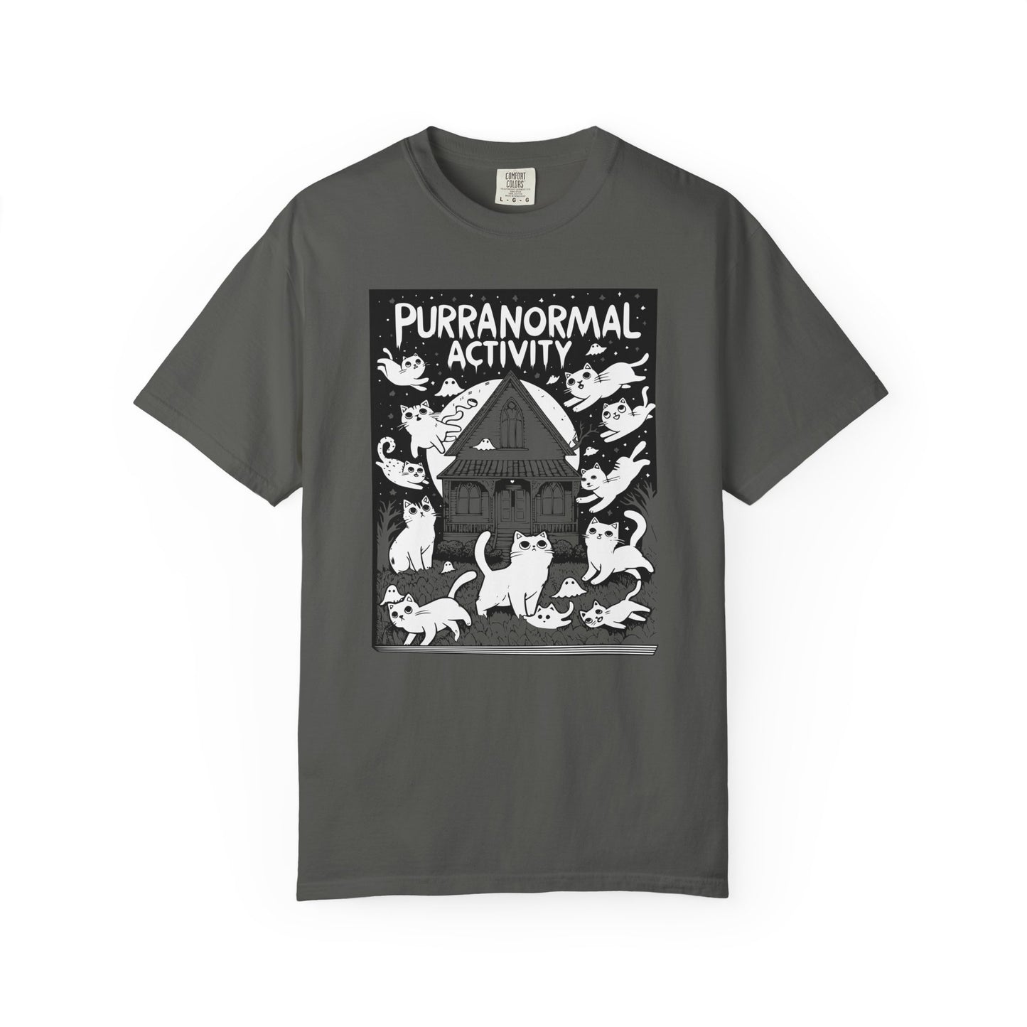 "Purranormal Activity" Cat T-Shirt — Spooky Paranormal Cat Lovers Graphic Tee