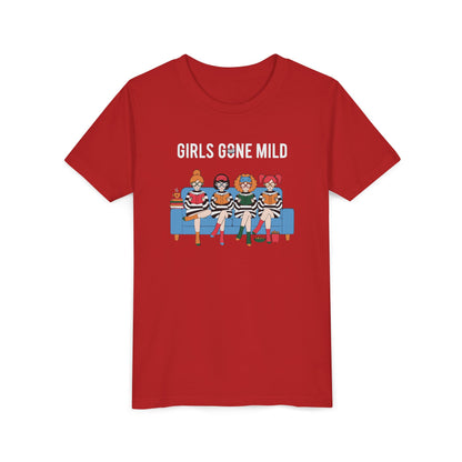 "Girls Gone Mild" Youth Tee – Cute Reading Club Graphic T-Shirt
