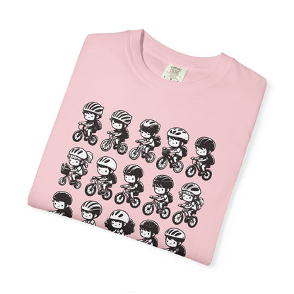 Pedal for the Medal Graphic Tee — Cute Cycling Crew Illustration T-Shirt