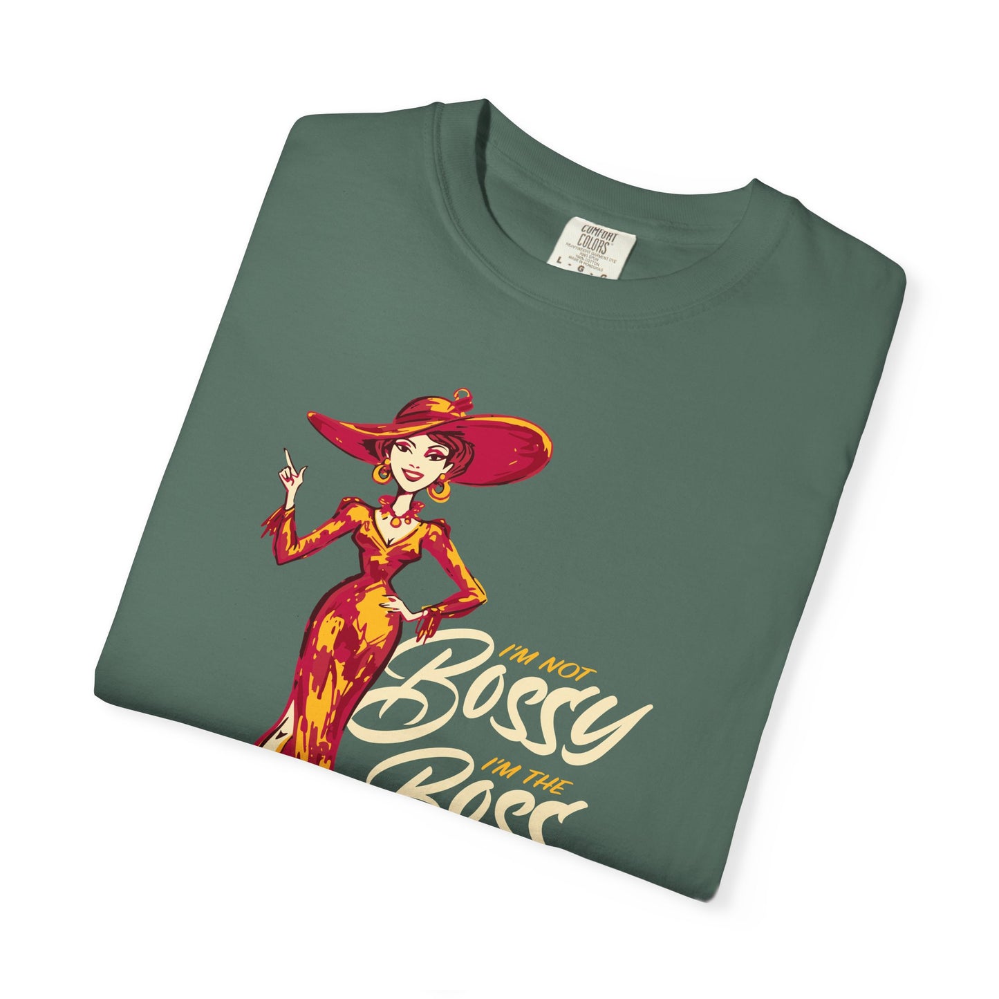 "I'm not Bossy, I'm the Boss" Graphic T-Shirt — Vintage Glam Lady Fashion Tee